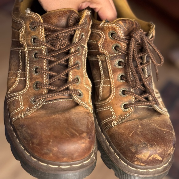Dr. Martens Lexington brown leather boots - Picture 3 of 10